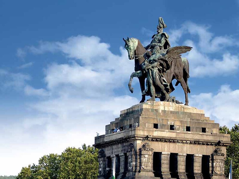 Denkmal in Koblenz von Kaiser Wilhelm