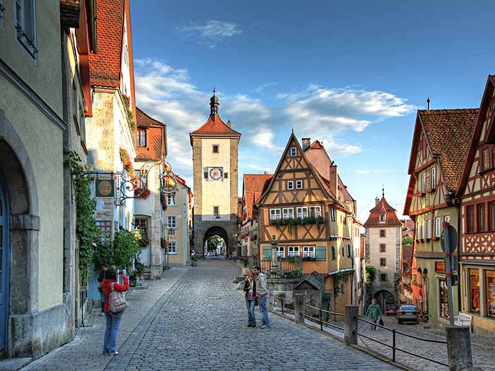 Innenstadt Rothenburg in Deutschland