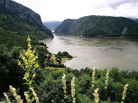 Djerdap Nationalpark mit Flussverlauf