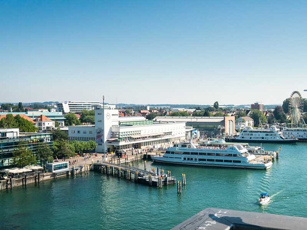 Das Zeppelinmuseum in Friedrichshafen am Bodensee