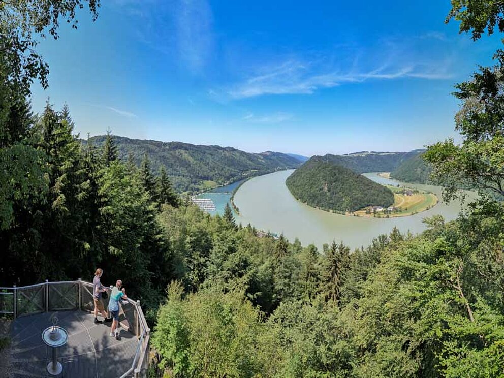 Radfahren an der Schlögener Schlinge