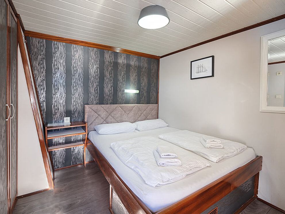Kabine mit Doppelbett