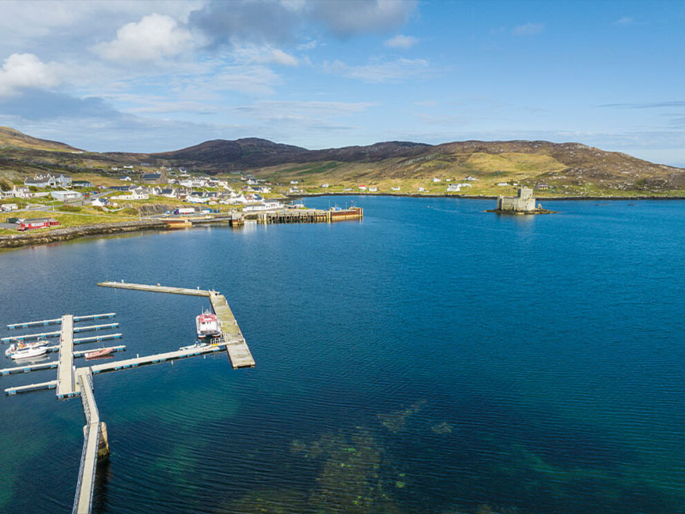 Blick über die Castlebay am Loch Linnhe.