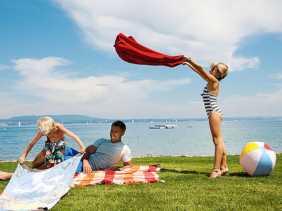 Familie am Bodensee