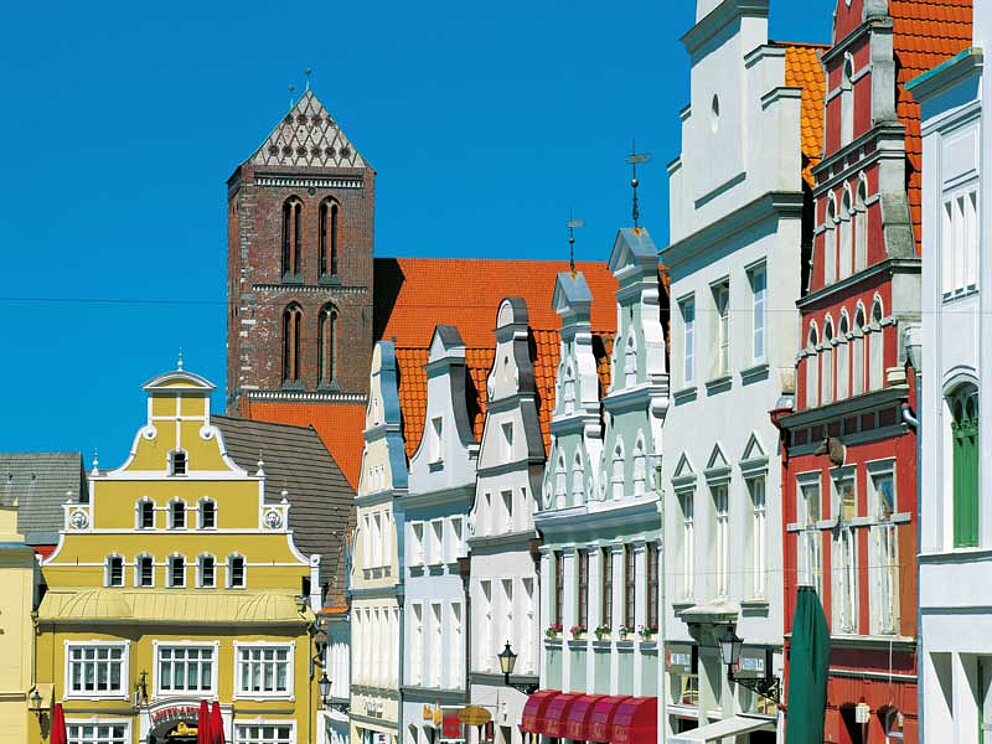 Altstadt in der Hansestadt Wismar