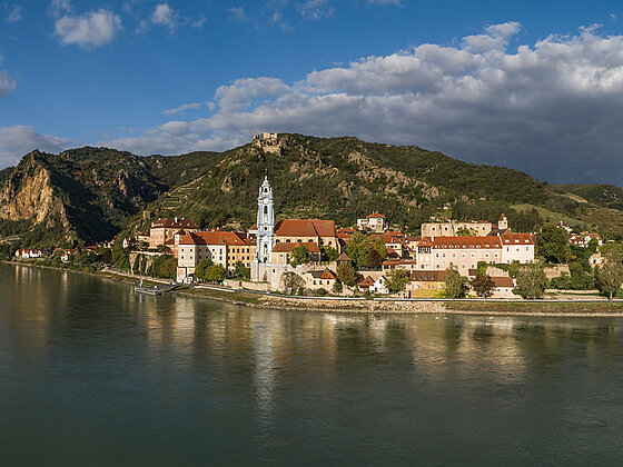 Blick auf Dürnstein in der Wachau