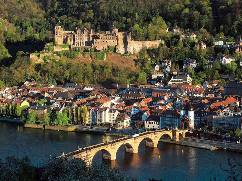 Heidelberg am Rhein in Deutschland