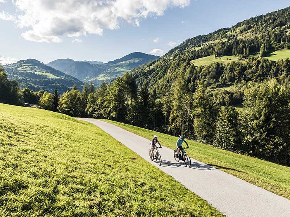 Unterwegs am Tauernradweg 