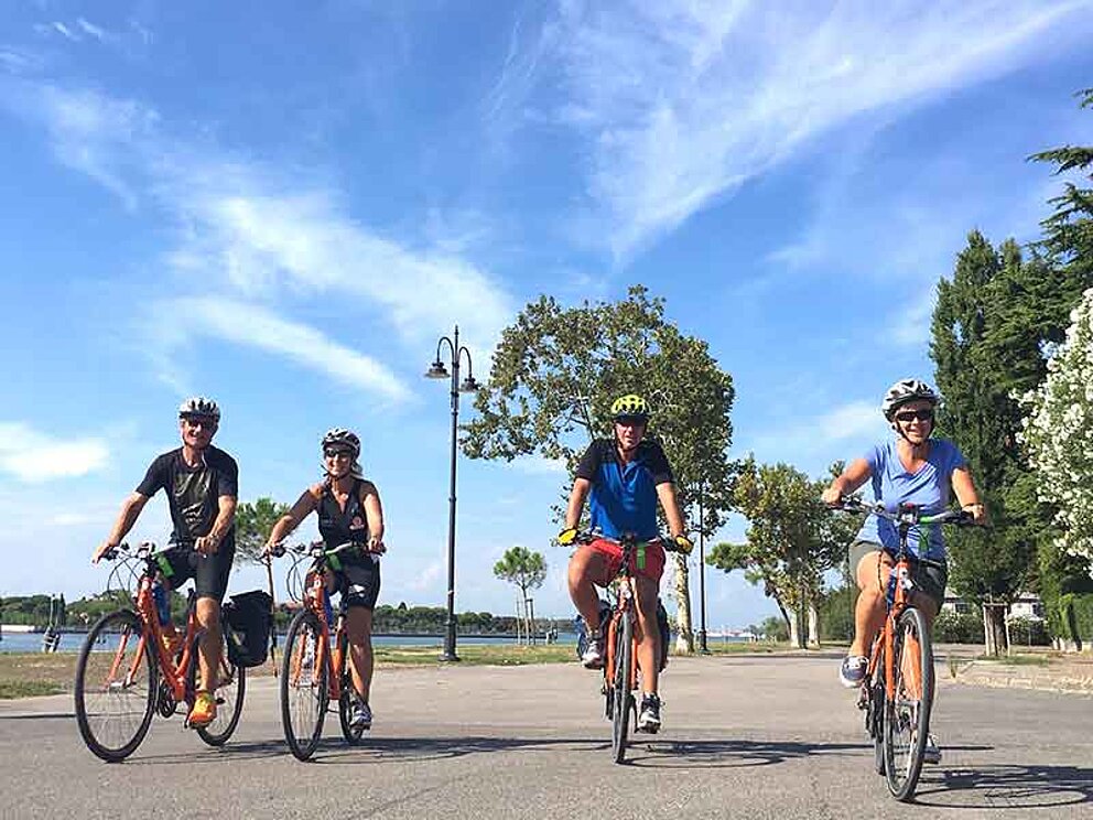 Radfahren in Verona, Italien