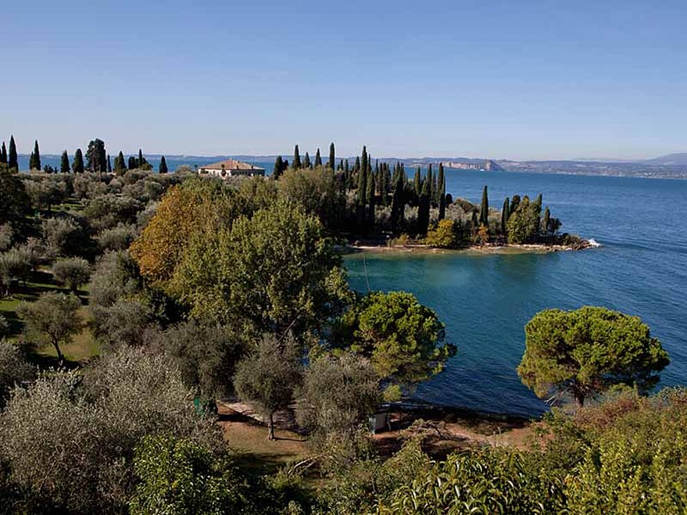 Bucht San Vigilio in der Nähe von Verona in Italien