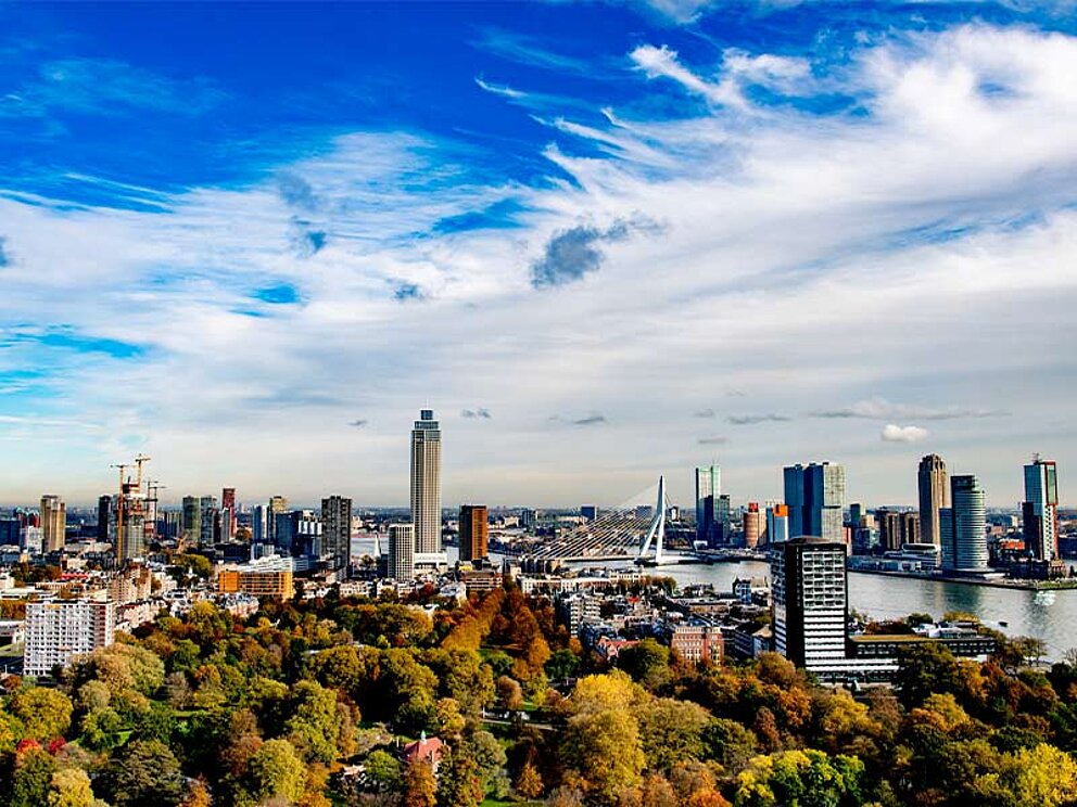Skyline von Rotterdam
