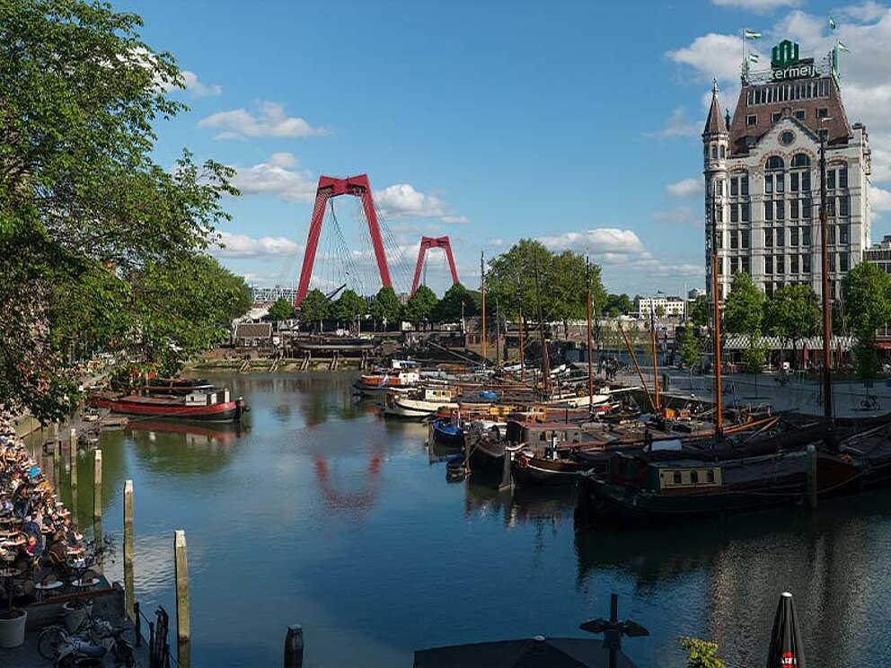 Blick auf Rotterdam