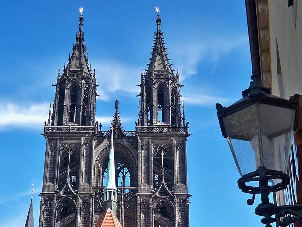 Meissener Dom am Elberadweg