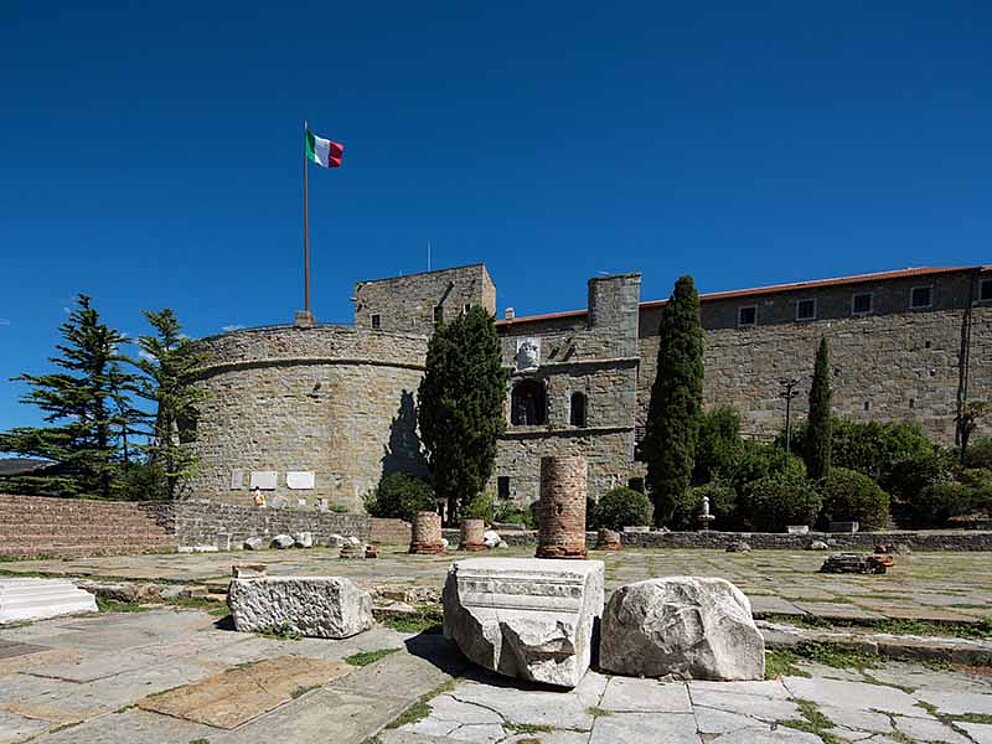 Schloss San Giusto in der Gegend von Triest