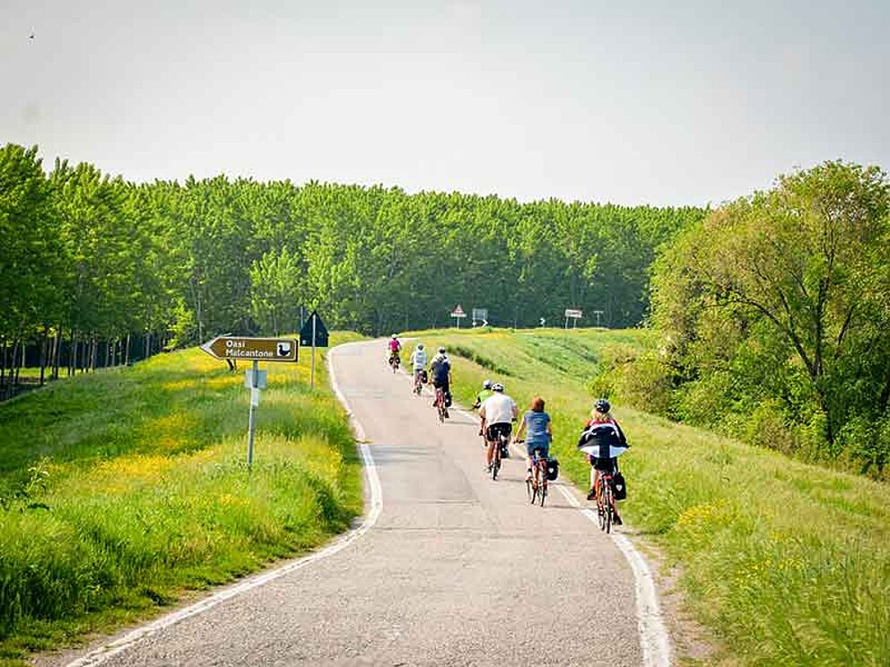 Radweg in der Nähe von Verona