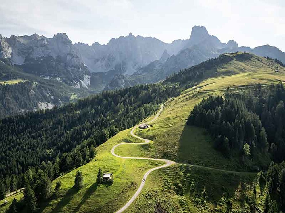 Loseggalm mit Gosaukamm
