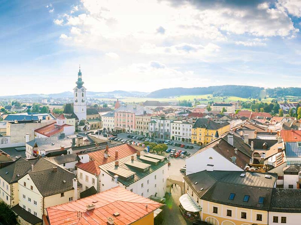 Blick auf Freistädter Altstadt
