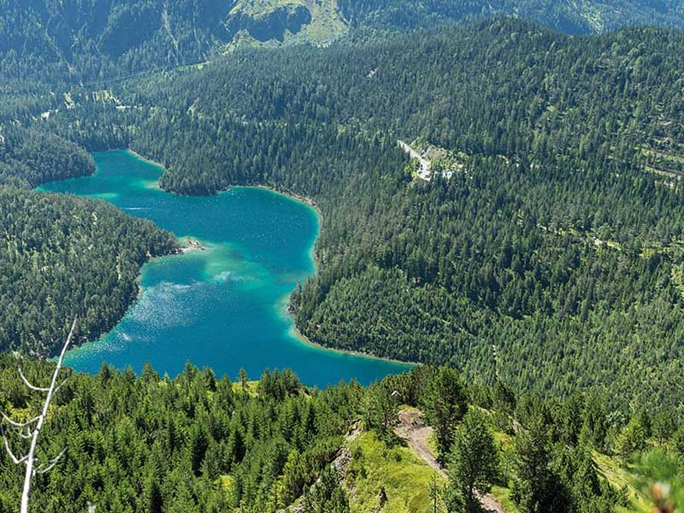 Blick auf den Blindensee in Tirol