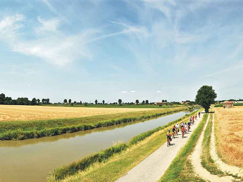 Radweg in der Nähe von Verona