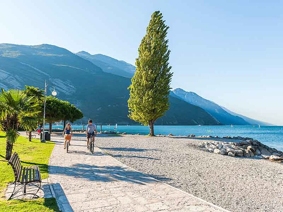 Radurlaub am schönen Gardasee in Italien