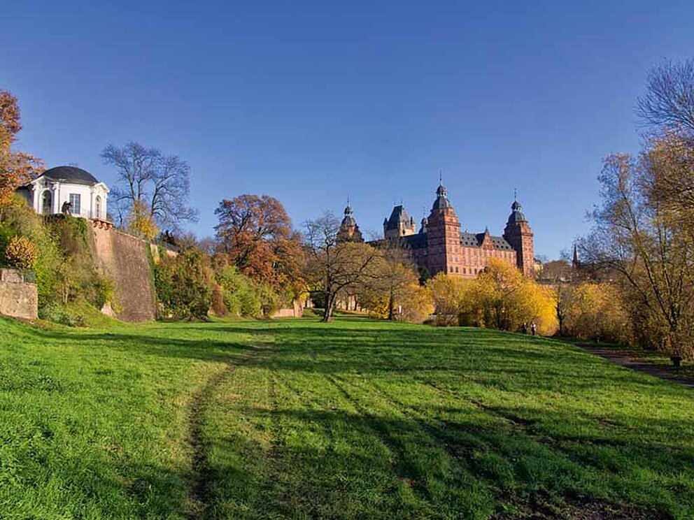 Aschaffenburg in Deutschland am Main