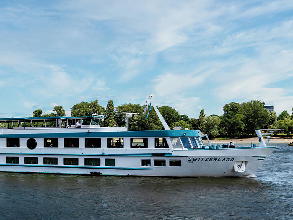 Außenansicht des Schiffes