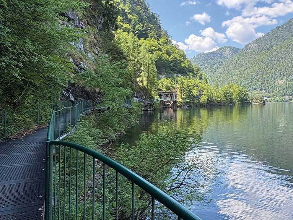 Uferradweg am Hallstätter See