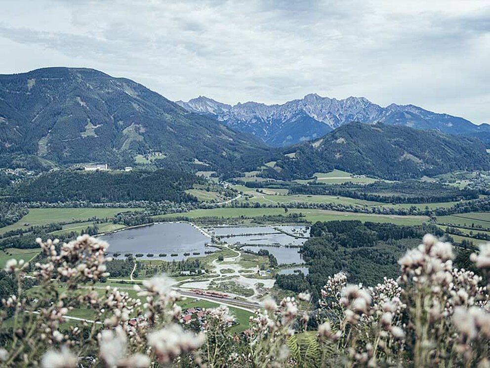 Blick auf die Forstverwaltung Stift Admont