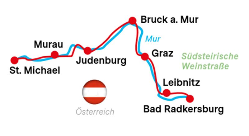 Karte Murradweg